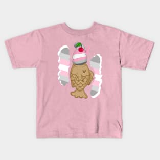 Pride Taiyaki design, 2nd wave (demigirl) Kids T-Shirt